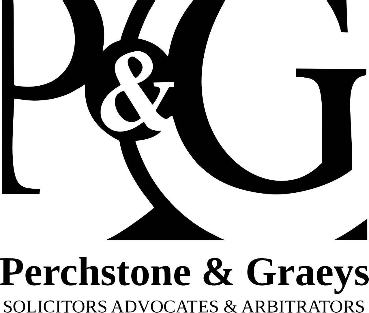 P & G LOGO BLK